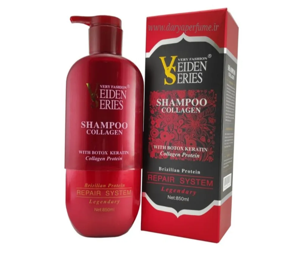 شامپو کولاژن و پروتئین وی /اس 850 میلی گرم  - Shampoo Collagen Veiden Series ( v/s )
